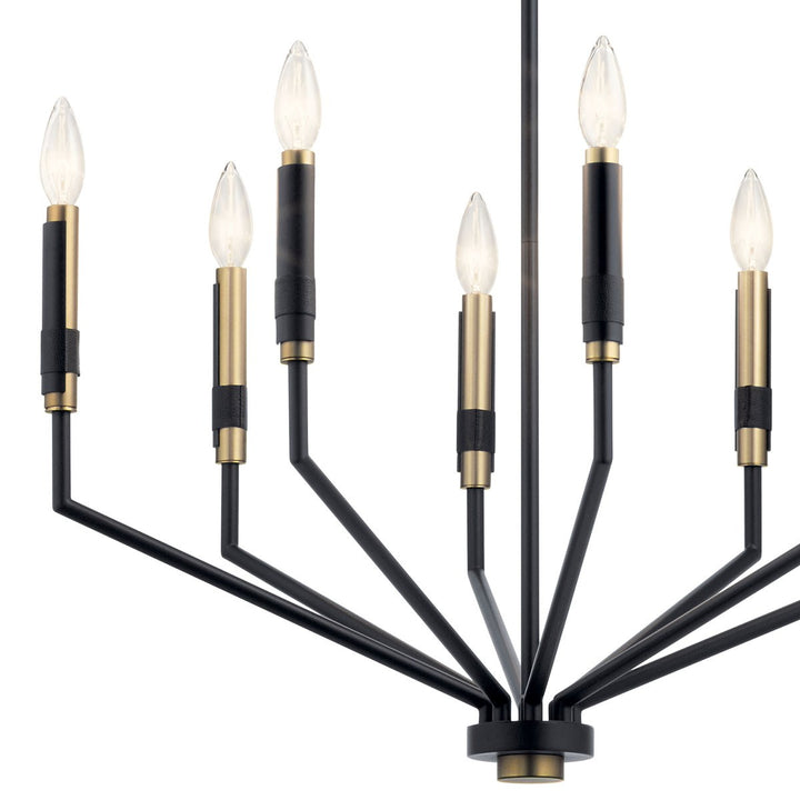 Kichler Canada - 52349BK - Eight Light Chandelier - Armand - Black