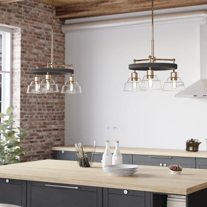 Kichler Canada - 52402PN - Three Light Chandelier - Eastmont - Polished Nickel