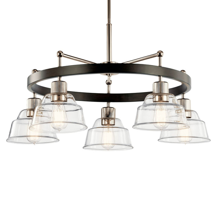 Kichler Canada - 52403PN - Five Light Chandelier - Eastmont - Polished Nickel