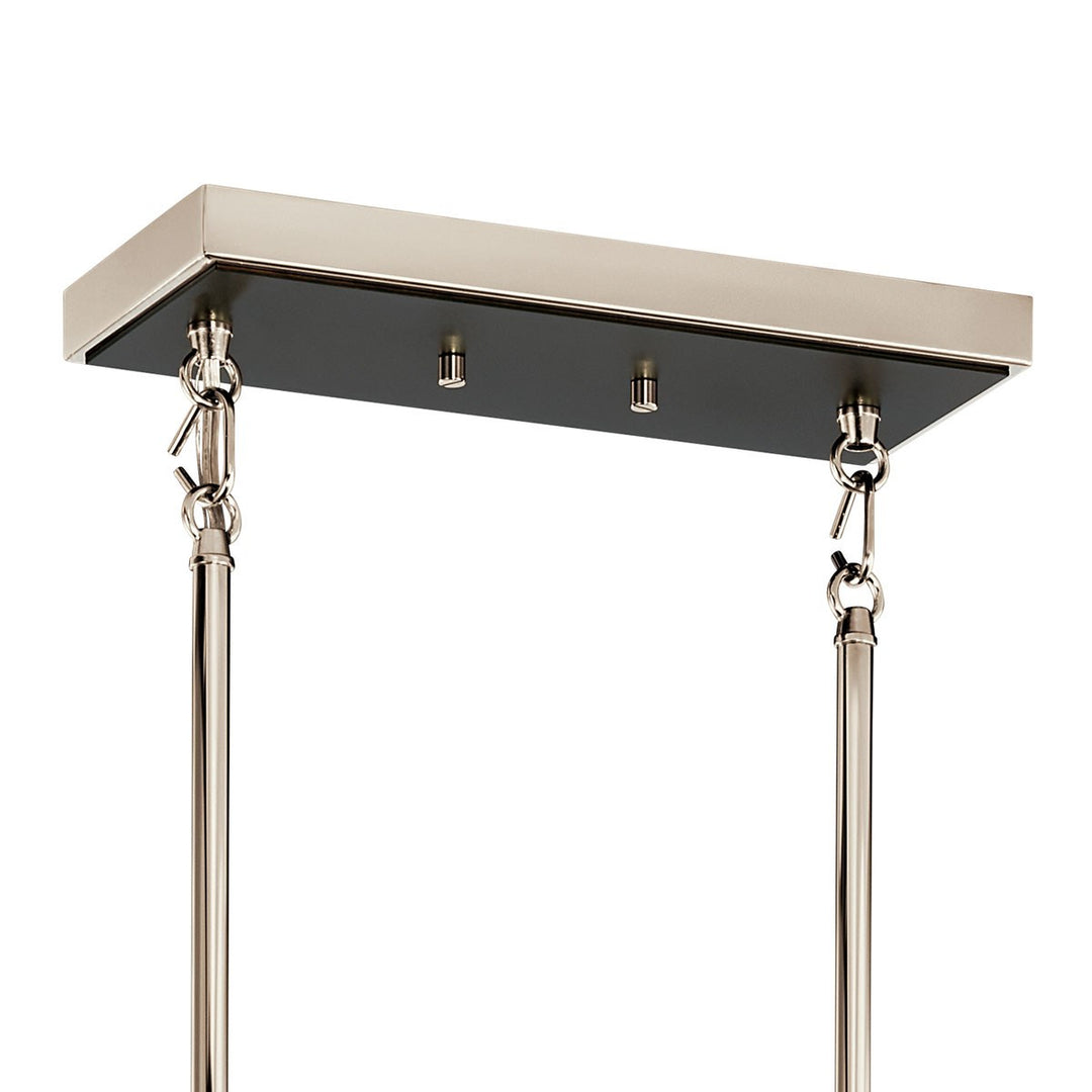 Kichler Canada - 52404PN - Five Light Linear Chandelier - Eastmont - Polished Nickel
