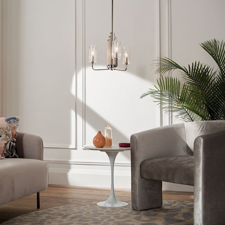 Kichler Canada - 52410PN - Three Light Chandelier - Kimrose - Polished Nickel