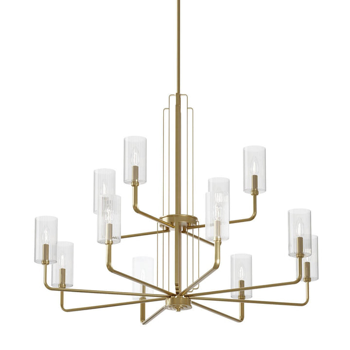Kichler Canada - 52412BNB - 12 Light Chandelier - Kimrose - Brushed Natural Brass