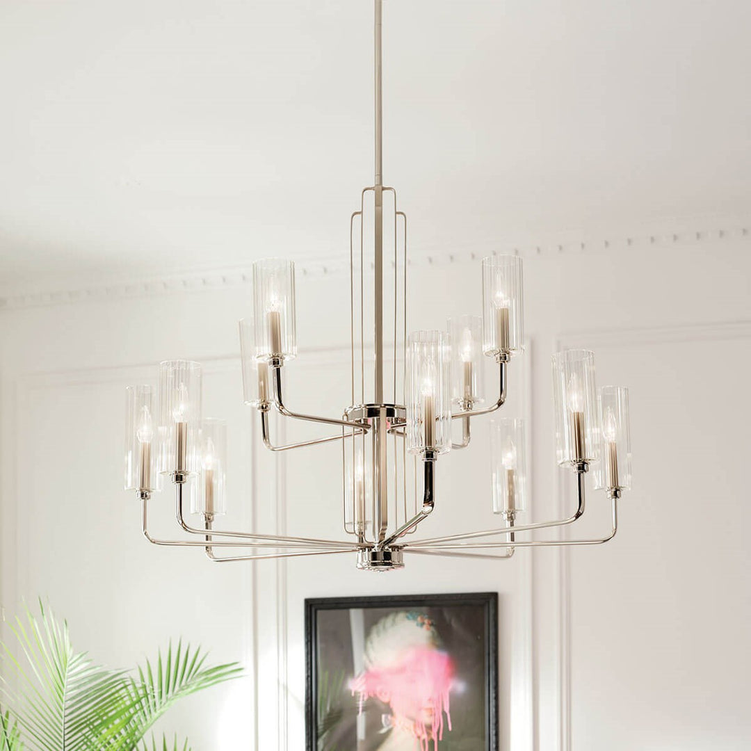 Kichler Canada - 52412PN - 12 Light Chandelier - Kimrose - Polished Nickel