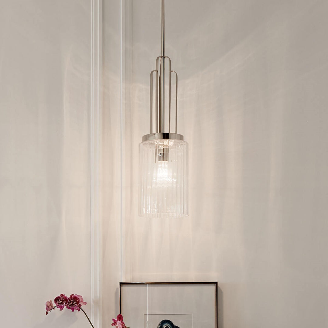 Kichler Canada - 52414PN - One Light Mini Pendant - Kimrose - Polished Nickel