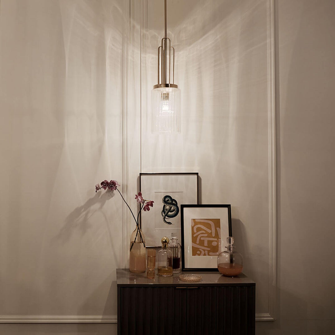 Kichler Canada - 52414PN - One Light Mini Pendant - Kimrose - Polished Nickel