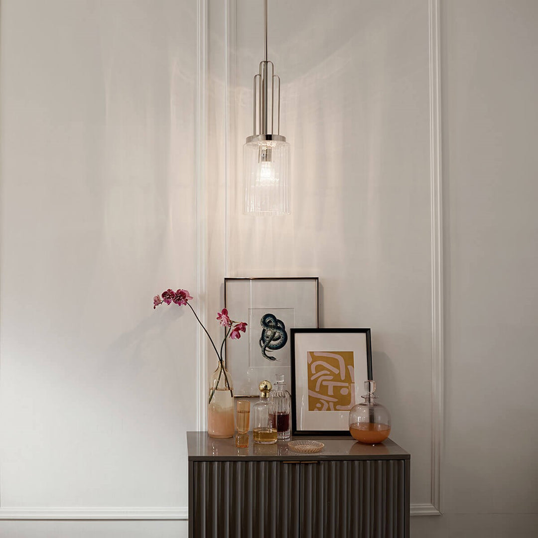Kichler Canada - 52414PN - One Light Mini Pendant - Kimrose - Polished Nickel