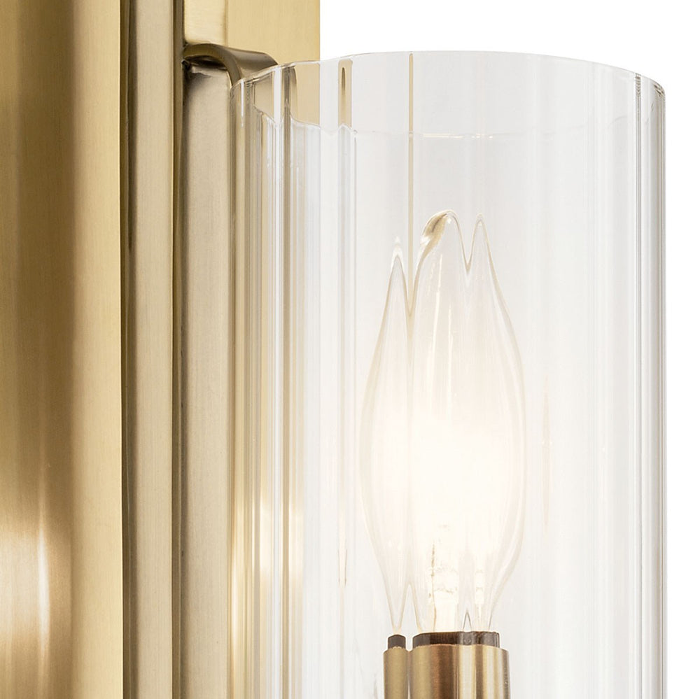 Kichler Canada - 52415BNB - One Light Wall Sconce - Kimrose - Brushed Natural Brass