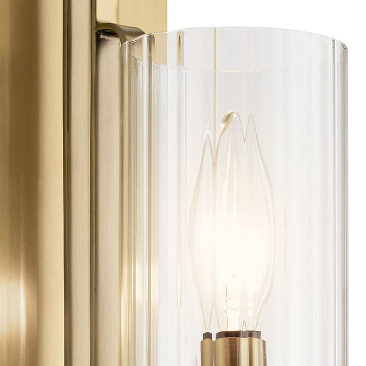 Kichler Canada - 52415BNB - One Light Wall Sconce - Kimrose - Brushed Natural Brass