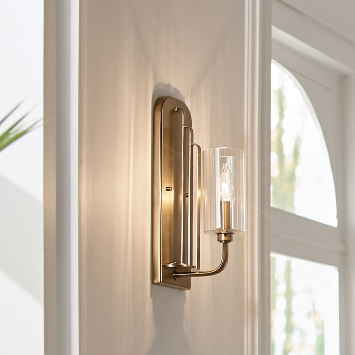 Kichler Canada - 52415BNB - One Light Wall Sconce - Kimrose - Brushed Natural Brass