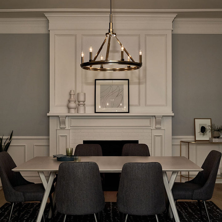 Kichler Canada - 52420BNB - Six Light Chandelier - Emmala - Brushed Natural Brass