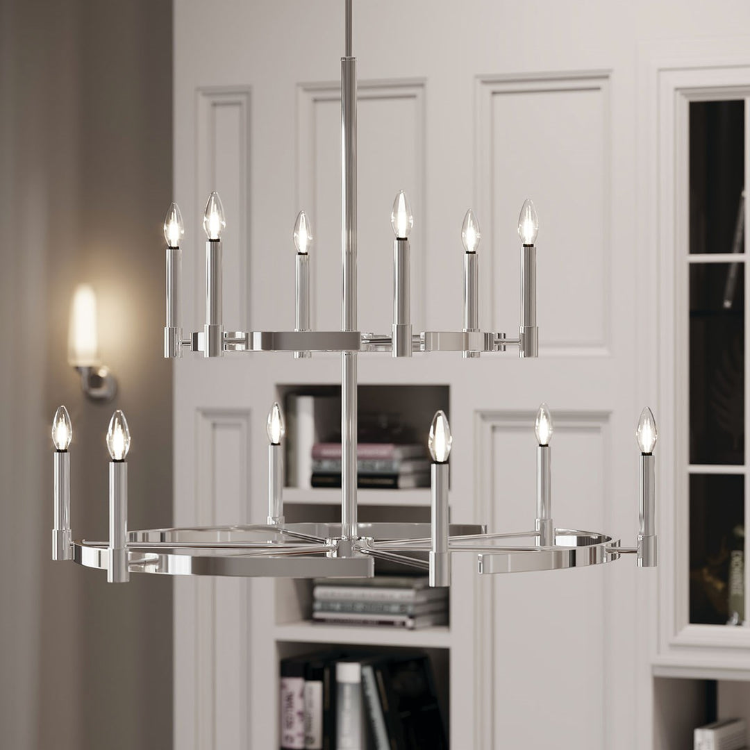 Kichler Canada - 52428PN - 12 Light Chandelier - Tolani - Polished Nickel
