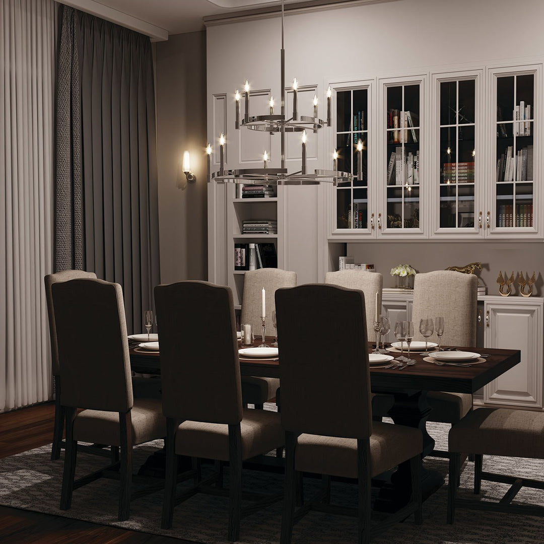Kichler Canada - 52428PN - 12 Light Chandelier - Tolani - Polished Nickel