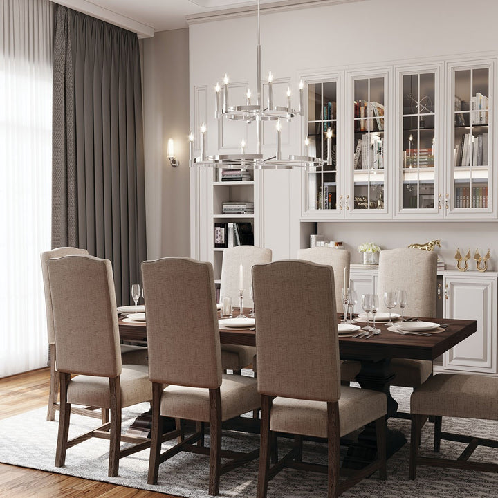 Kichler Canada - 52428PN - 12 Light Chandelier - Tolani - Polished Nickel