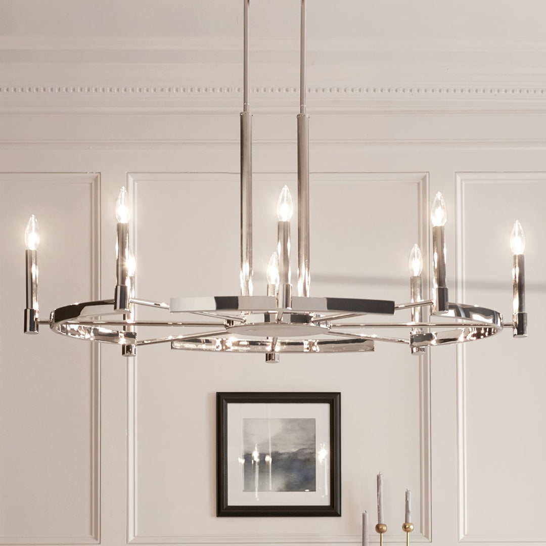 Kichler Canada - 52429PN - Eight Light Chandelier - Tolani - Polished Nickel