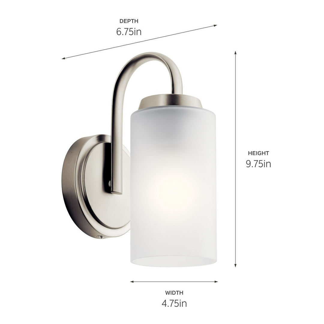 Kichler Canada - 55085NI - One Light Wall Sconce - Kennewick - Brushed Nickel