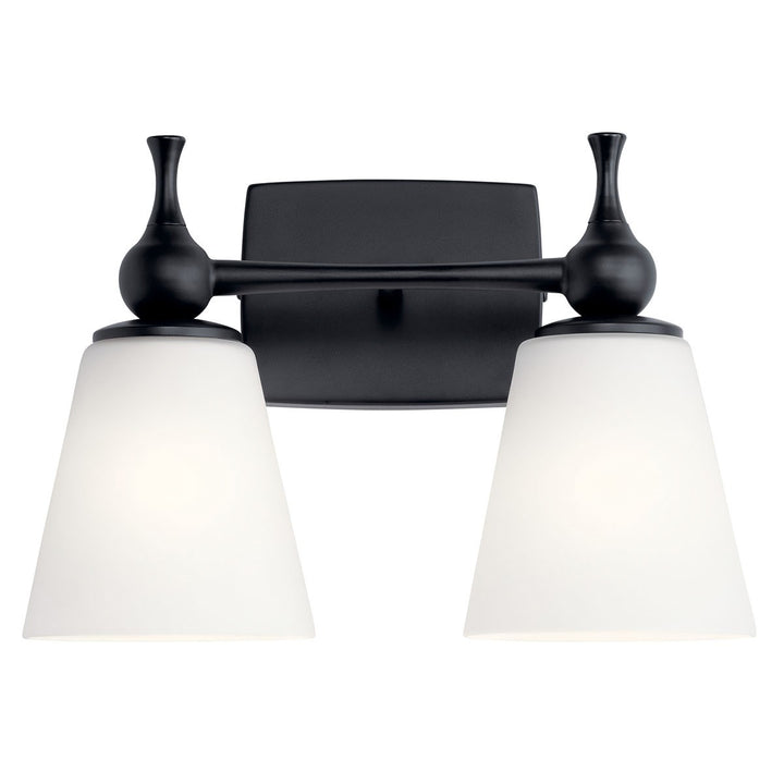 Kichler Canada - 55091BK - Two Light Bath - Cosabella - Black