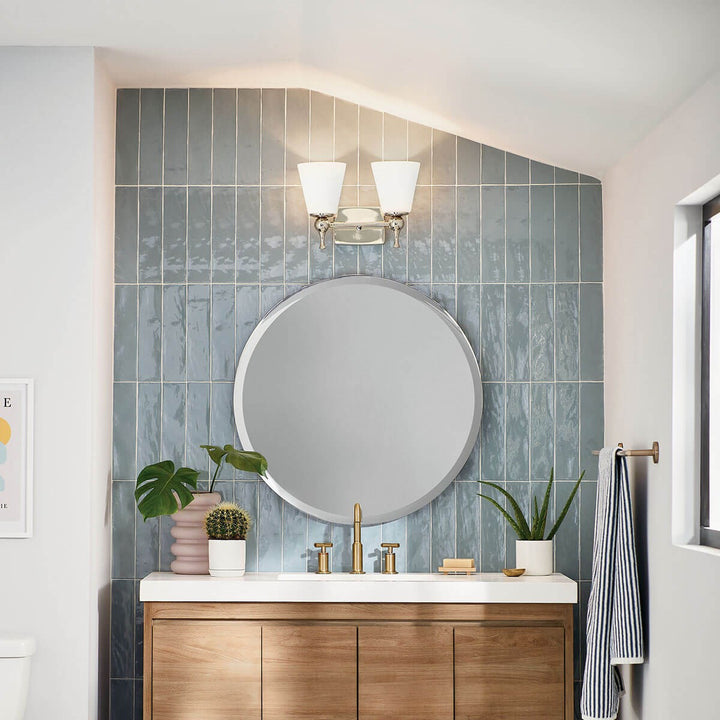 Kichler Canada - 55091PN - Two Light Bath - Cosabella - Polished Nickel
