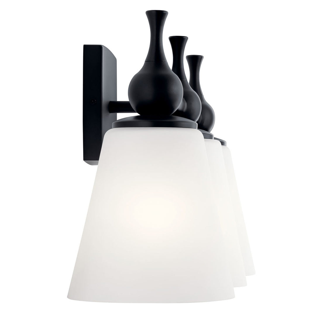 Kichler Canada - 55092BK - Three Light Bath - Cosabella - Black