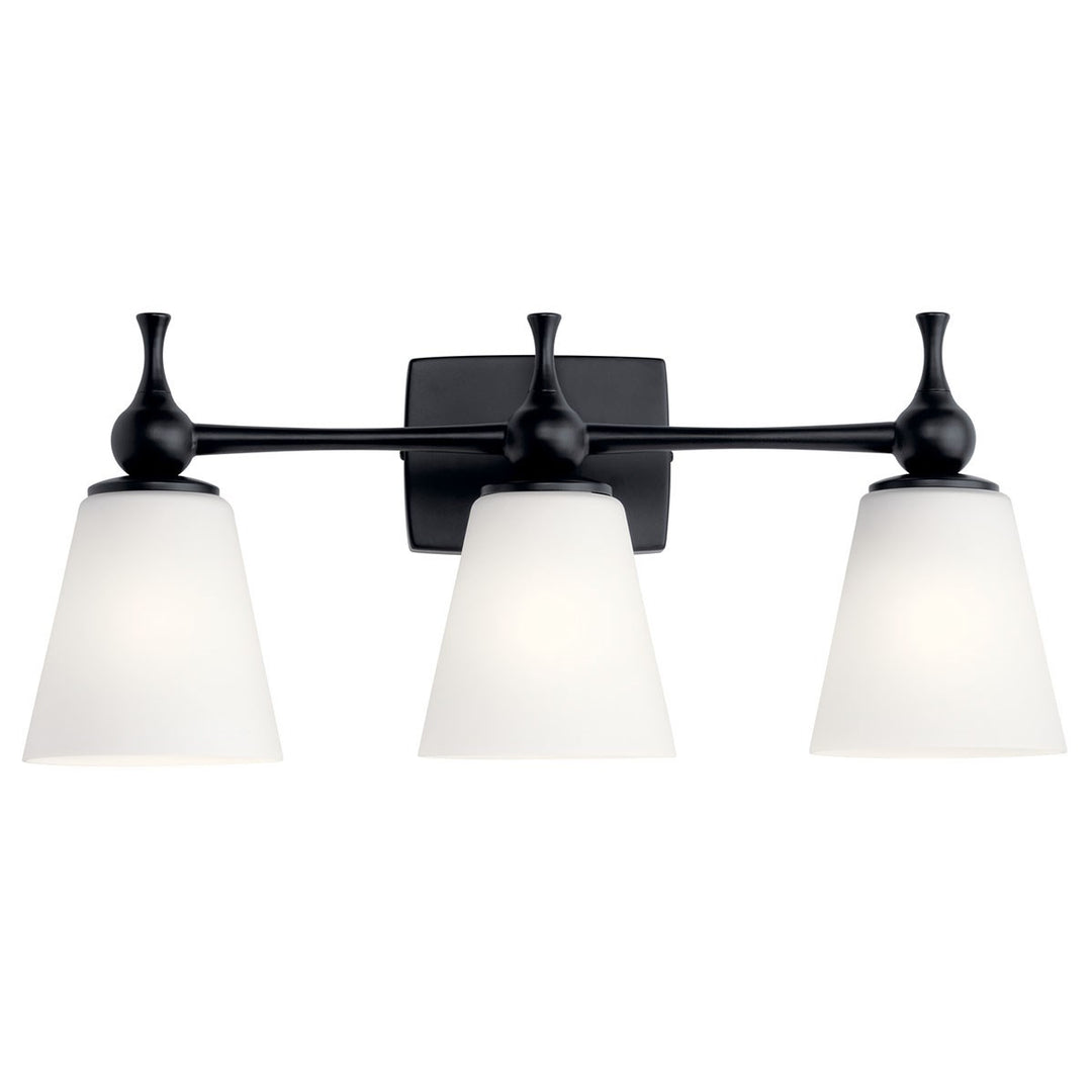 Kichler Canada - 55092BK - Three Light Bath - Cosabella - Black