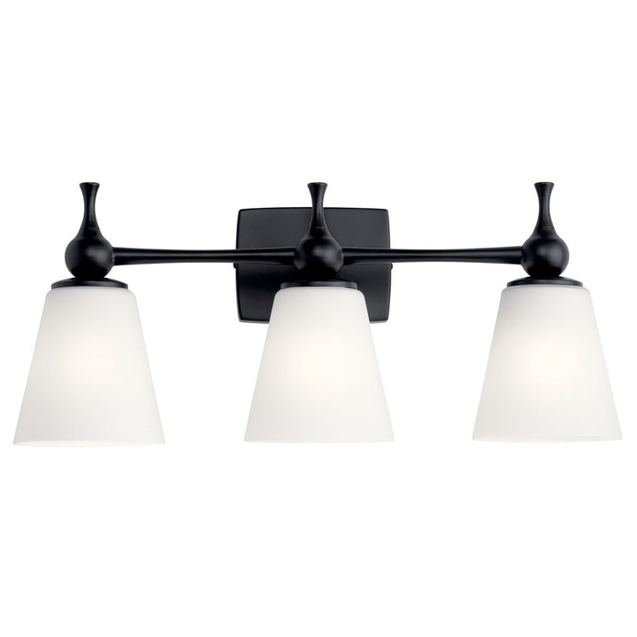 Kichler Canada - 55092BK - Three Light Bath - Cosabella - Black