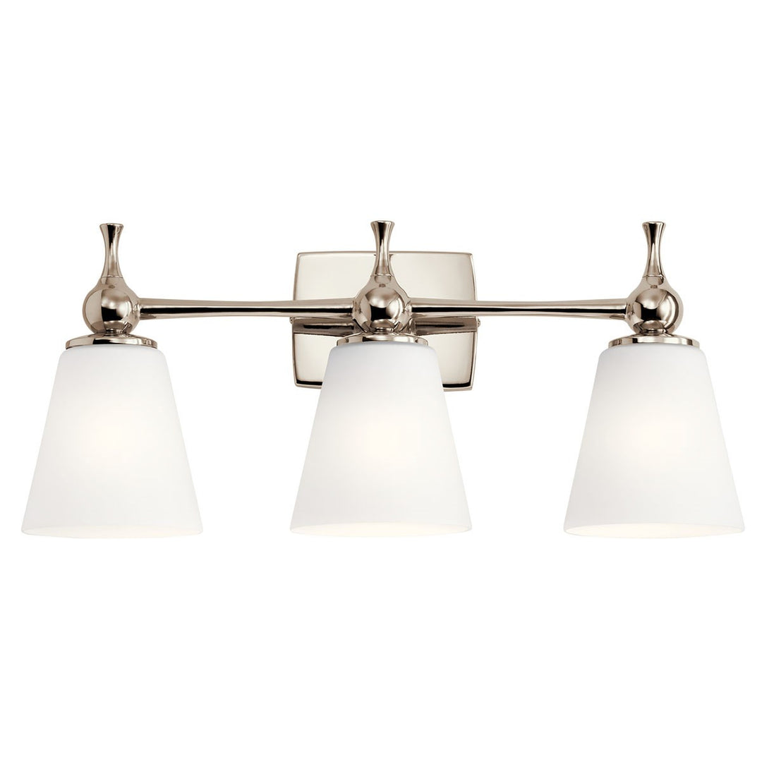 Kichler Canada - 55092PN - Three Light Bath - Cosabella - Polished Nickel
