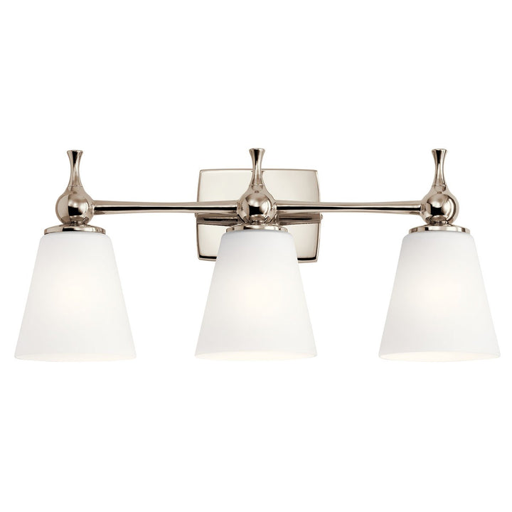 Kichler Canada - 55092PN - Three Light Bath - Cosabella - Polished Nickel