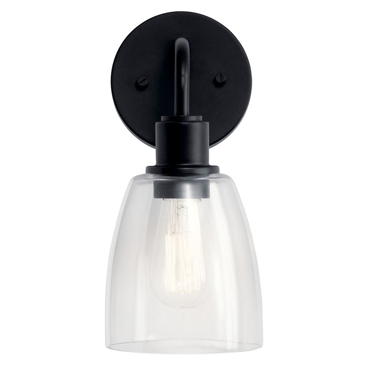 Kichler Canada - 55100BK - One Light Wall Sconce - Meller - Black