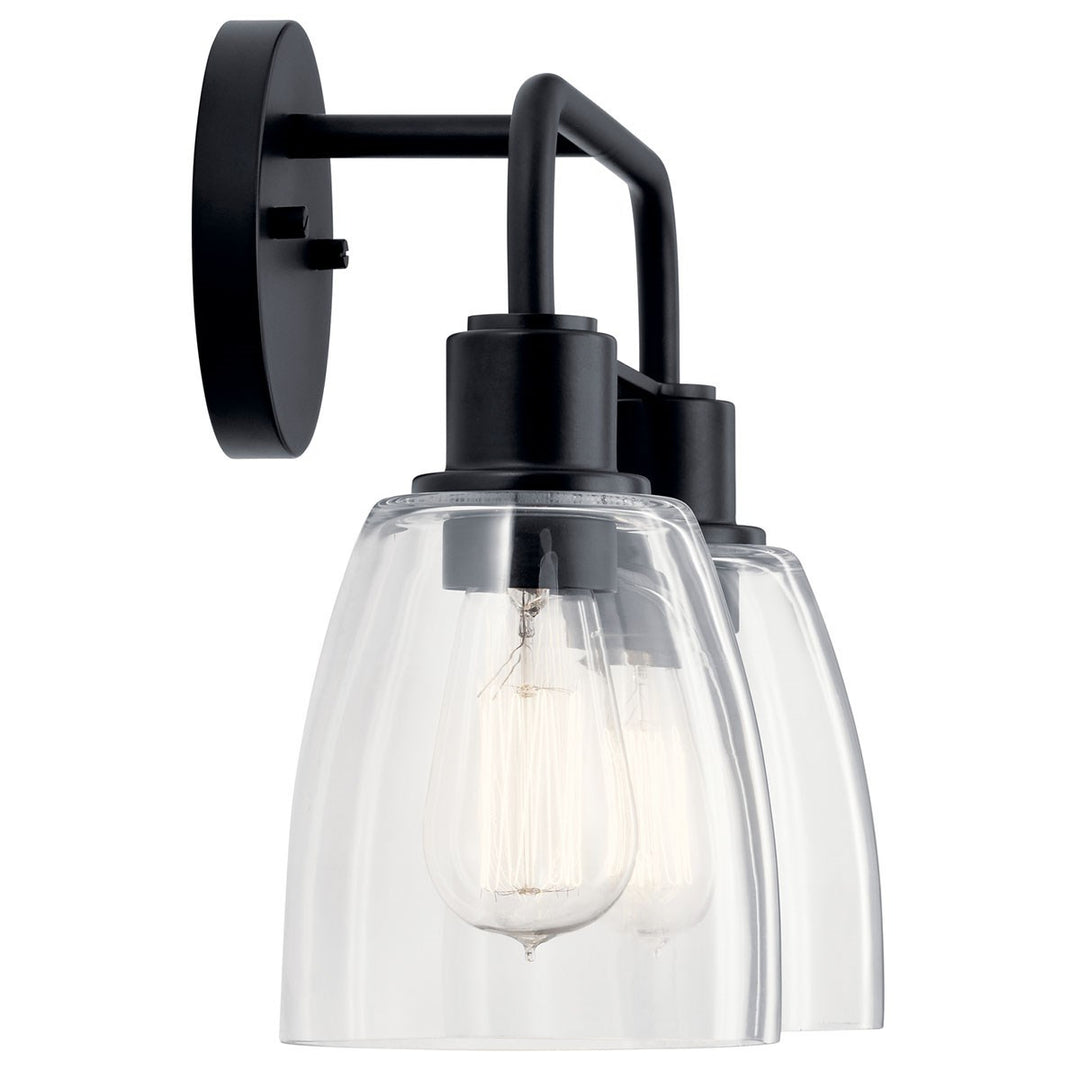Kichler Canada - 55101BK - Two Light Bath - Meller - Black