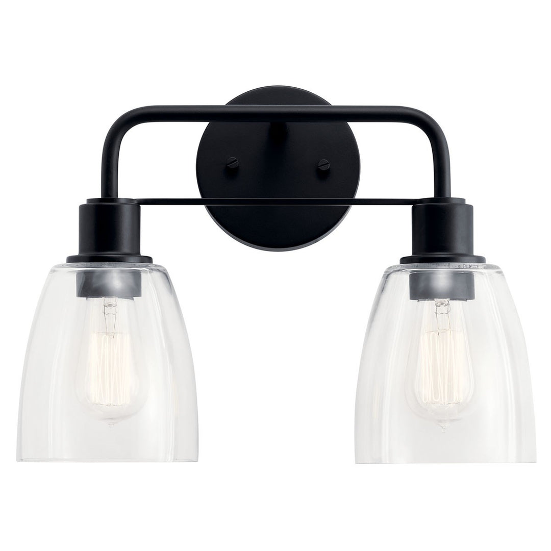 Kichler Canada - 55101BK - Two Light Bath - Meller - Black