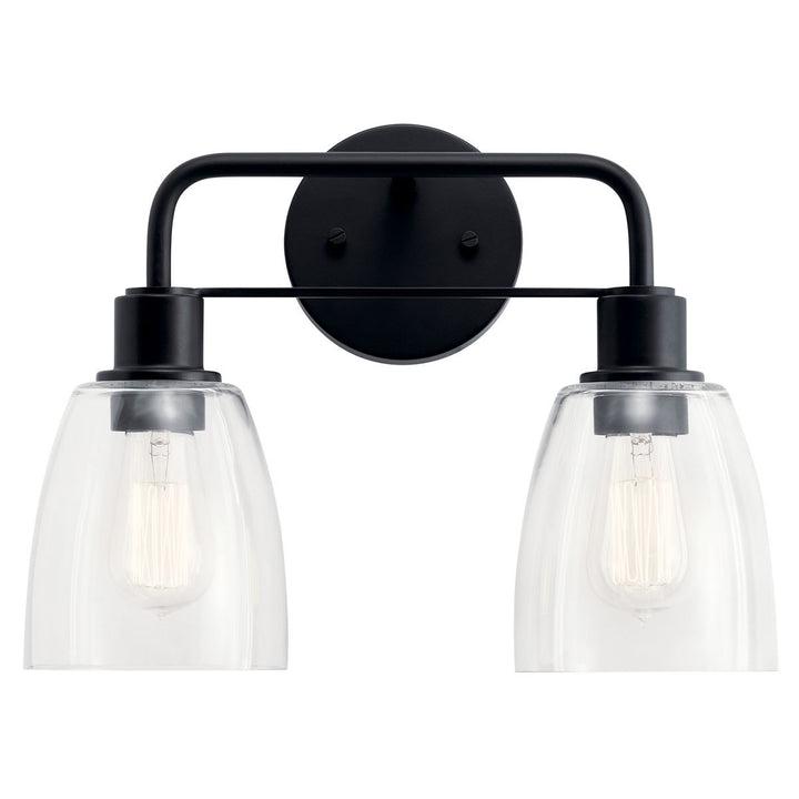 Kichler Canada - 55101BK - Two Light Bath - Meller - Black