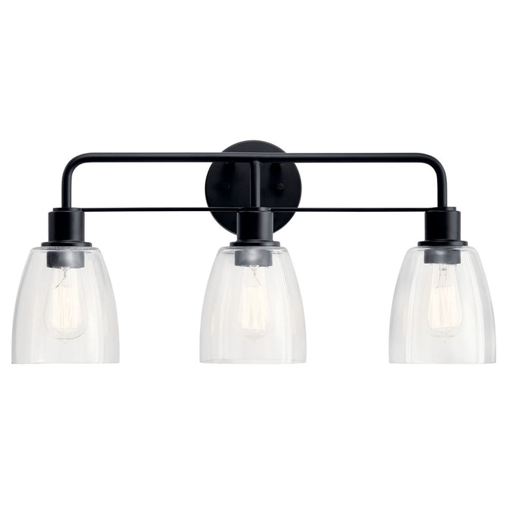 Kichler Canada - 55102BK - Three Light Bath - Meller - Black