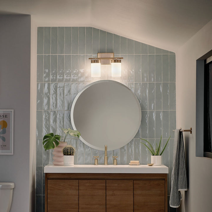 Kichler Canada - 55111BNB - Two Light Bath - Ciona - Brushed Natural Brass