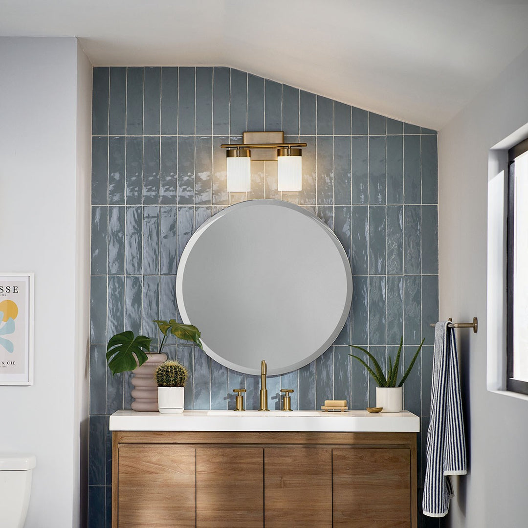 Kichler Canada - 55111BNB - Two Light Bath - Ciona - Brushed Natural Brass