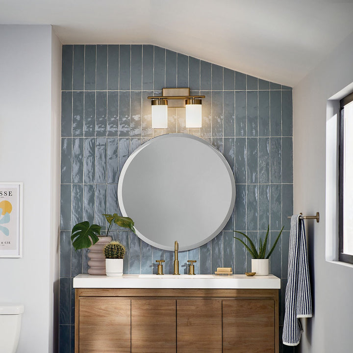 Kichler Canada - 55111BNB - Two Light Bath - Ciona - Brushed Natural Brass