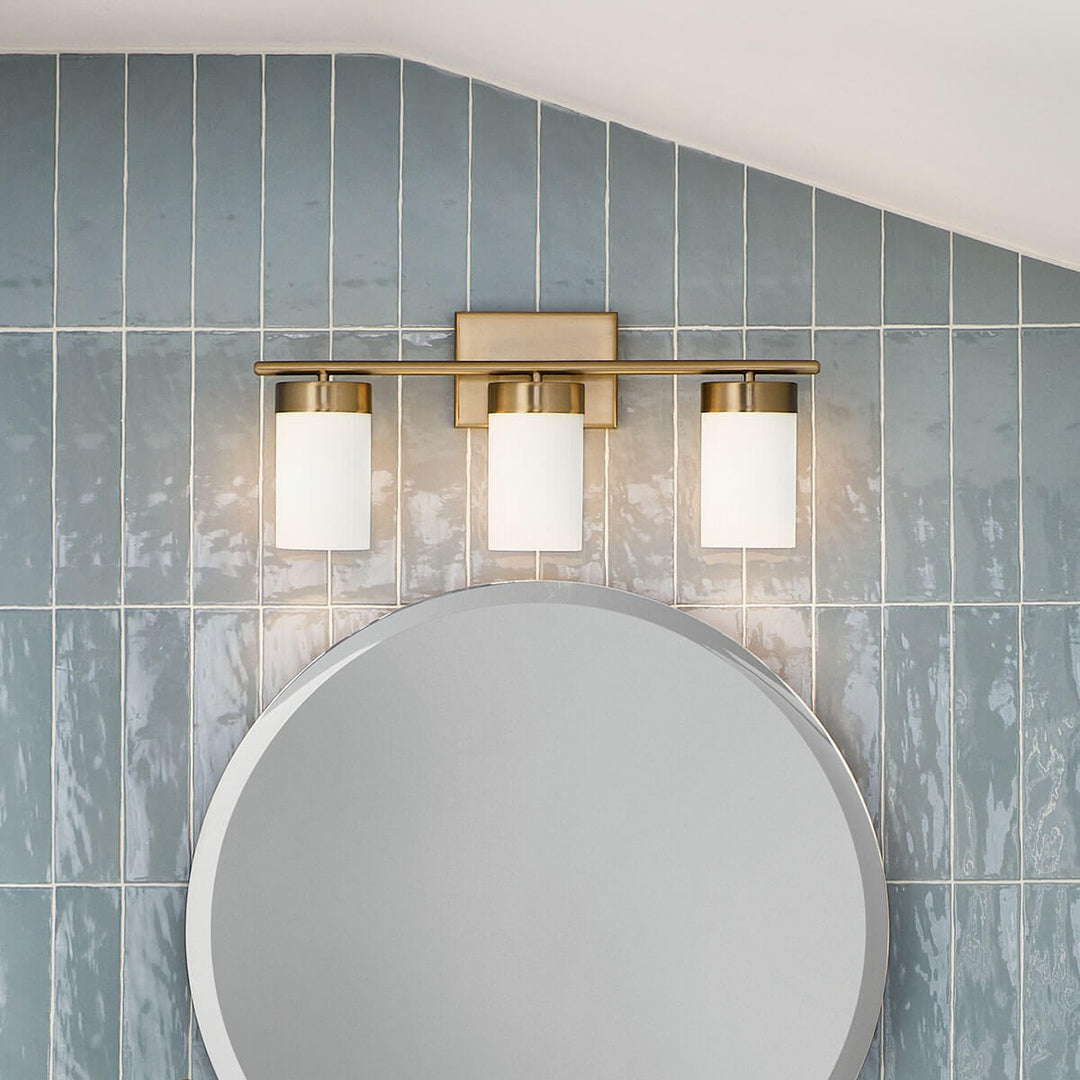 Kichler Canada - 55112BNB - Three Light Bath - Ciona - Brushed Natural Brass