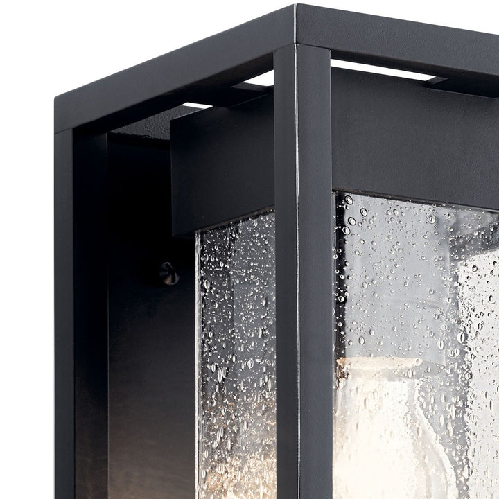 Kichler Canada - 59060BSL - One Light Outdoor Wall Mount - Mercer - Black With Silver Highlights