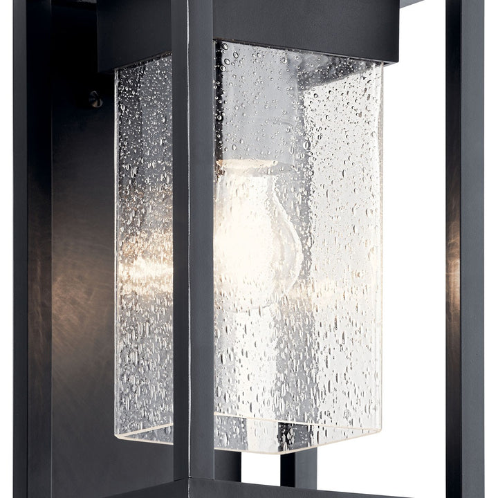 Kichler Canada - 59060BSL - One Light Outdoor Wall Mount - Mercer - Black With Silver Highlights