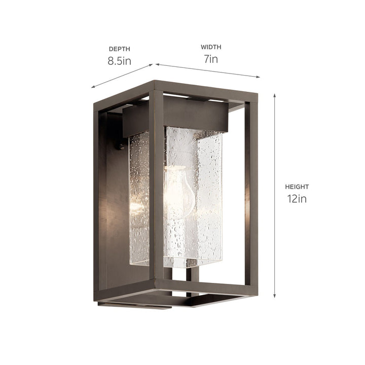 Kichler Canada - 59060OZ - One Light Outdoor Wall Mount - Mercer - Olde Bronze