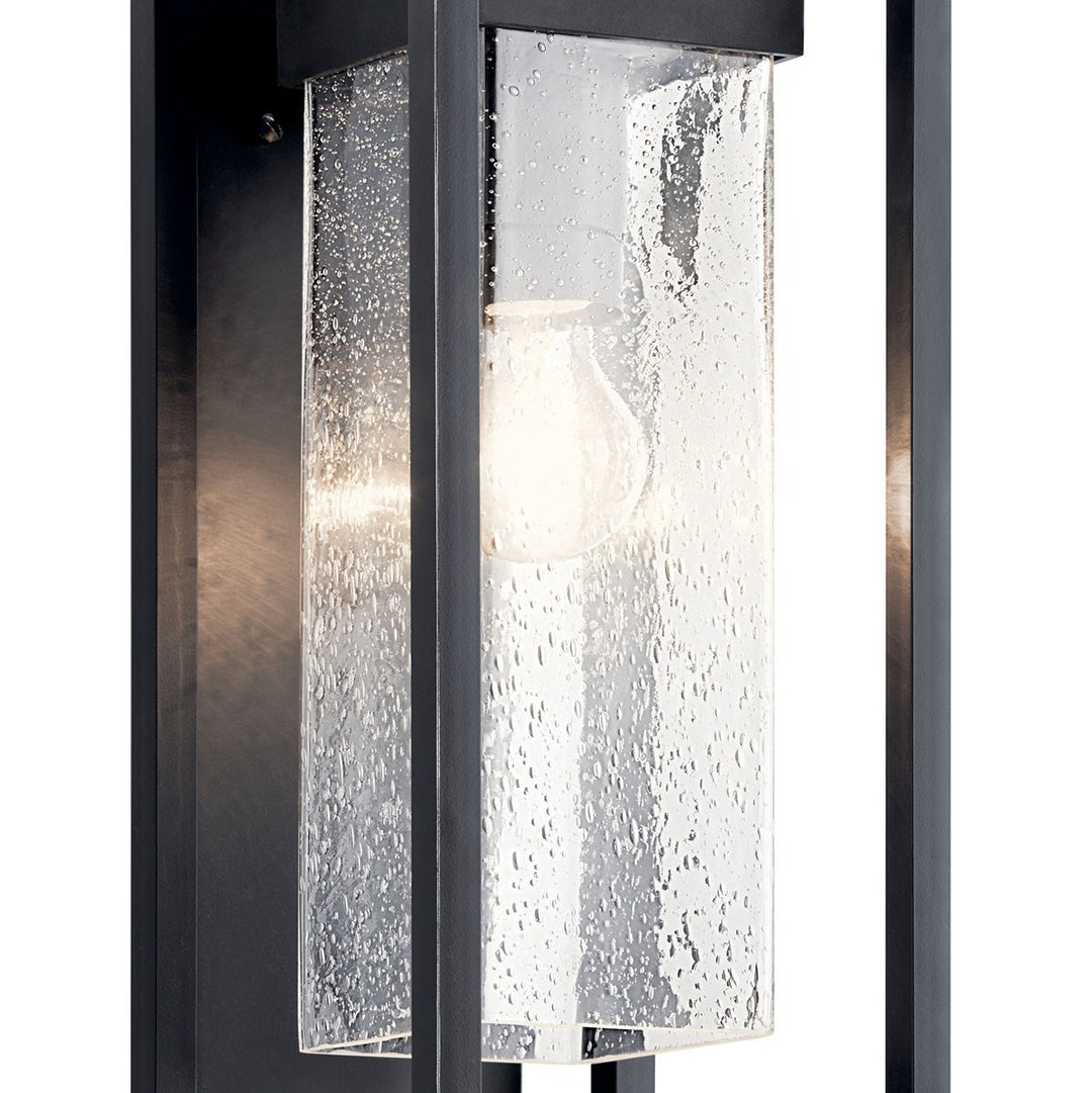 Kichler Canada - 59061BSL - One Light Outdoor Wall Mount - Mercer - Black With Silver Highlights