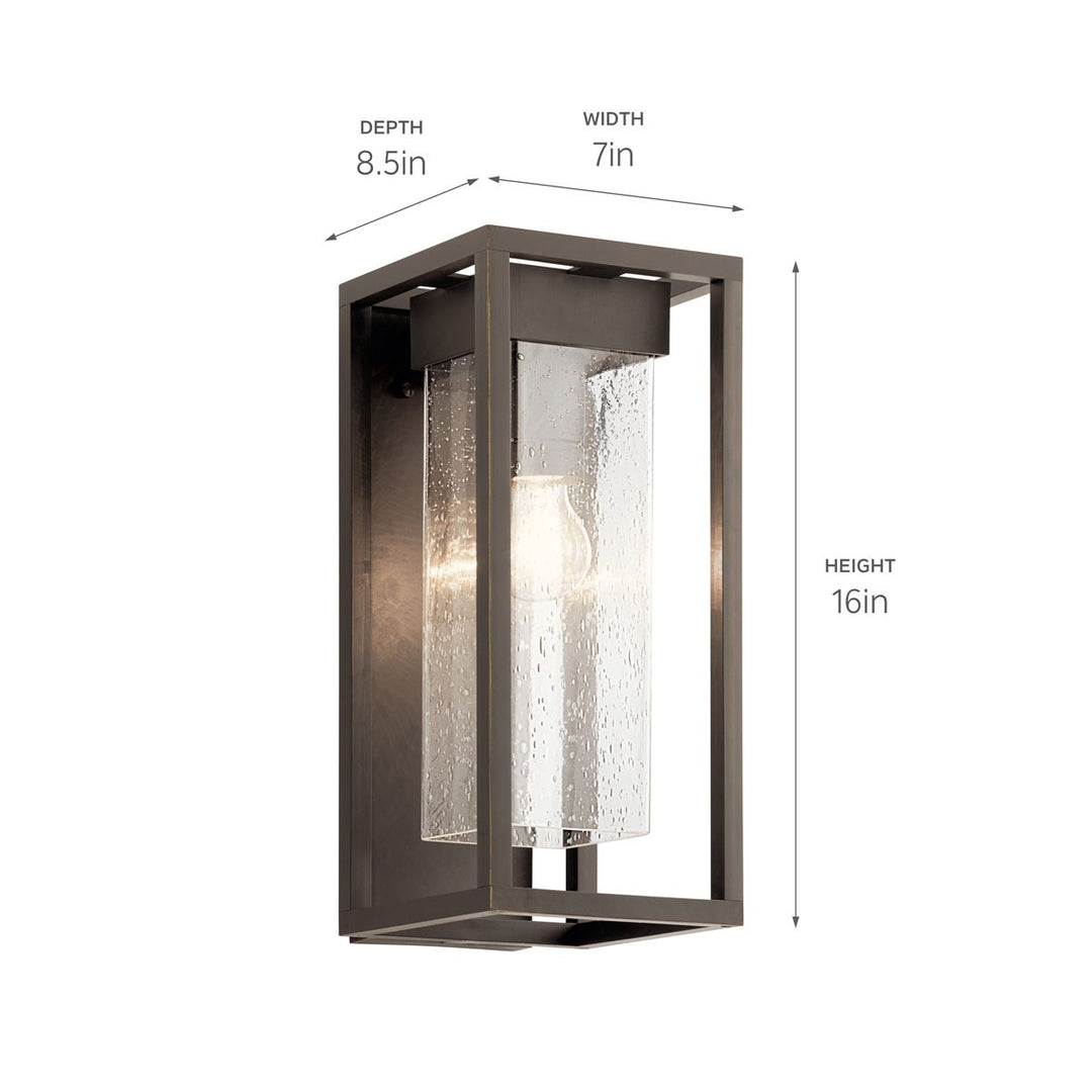 Kichler Canada - 59061OZ - One Light Outdoor Wall Mount - Mercer - Olde Bronze
