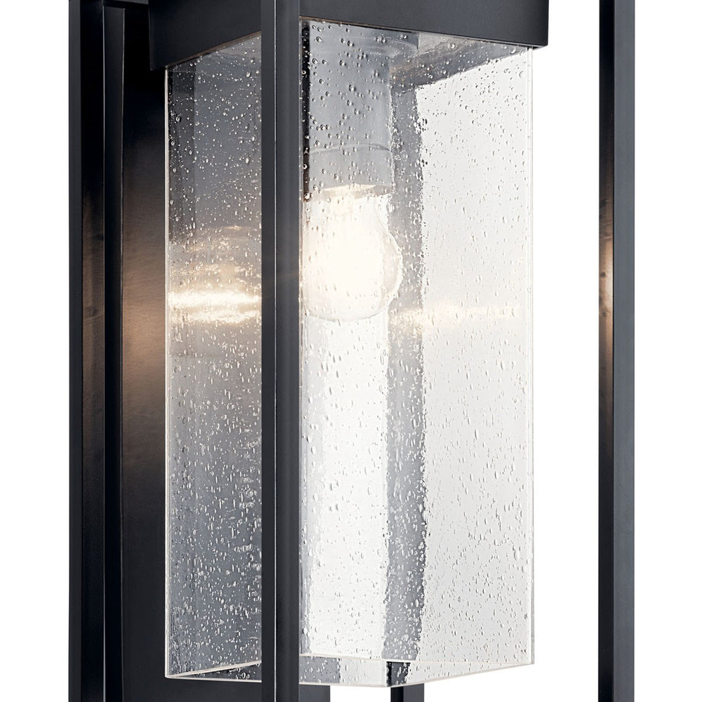 Kichler Canada - 59062BSL - One Light Outdoor Wall Mount - Mercer - Black With Silver Highlights