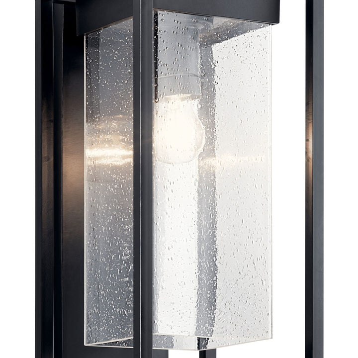 Kichler Canada - 59062BSL - One Light Outdoor Wall Mount - Mercer - Black With Silver Highlights