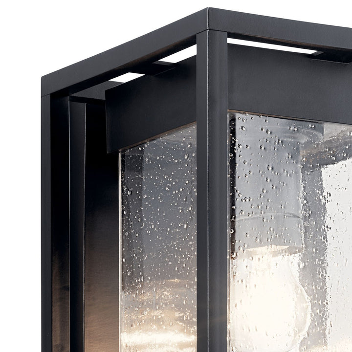 Kichler Canada - 59062BSL - One Light Outdoor Wall Mount - Mercer - Black With Silver Highlights