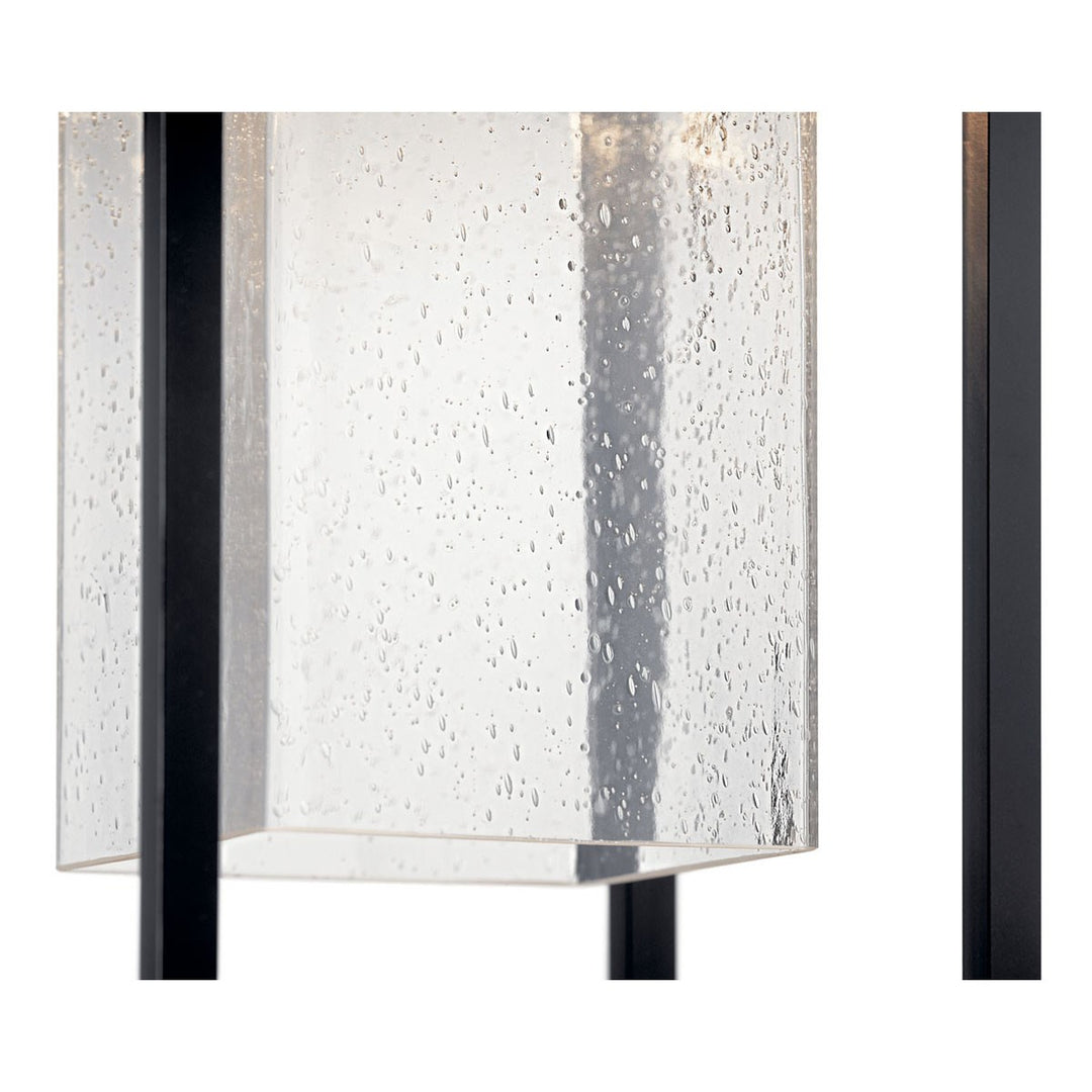 Kichler Canada - 59064BSL - One Light Outdoor Pendant - Mercer - Black with Silver Highlights