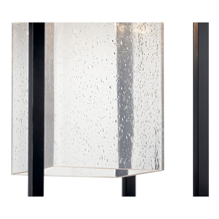 Kichler Canada - 59064BSL - One Light Outdoor Pendant - Mercer - Black with Silver Highlights