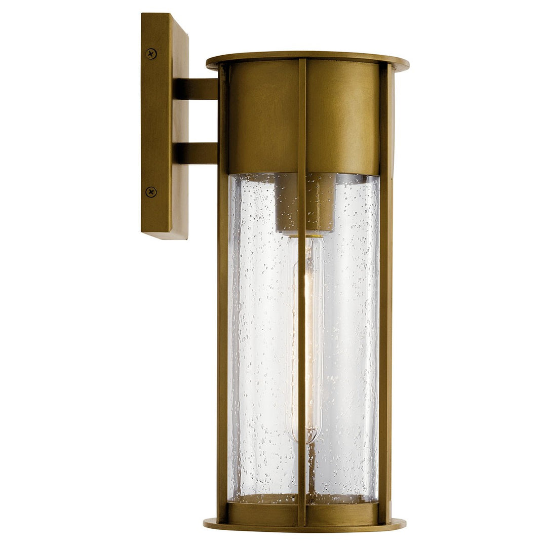 Kichler Canada - 59080NBR - One Light Outdoor Wall Mount - Camillo - Natural Brass