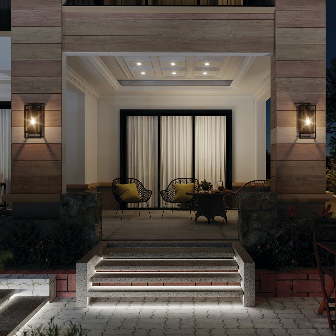 Kichler Canada - 59086BK - One Light Outdoor Wall Mount - Goson - Black