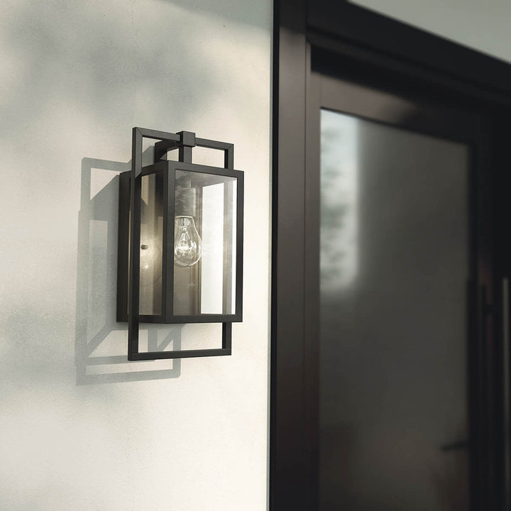 Kichler Canada - 59087BK - One Light Outdoor Wall Mount - Goson - Black
