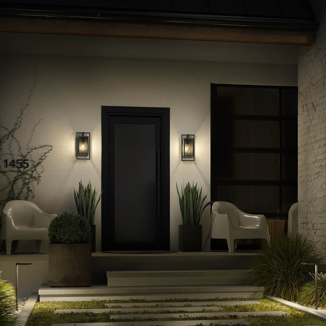 Kichler Canada - 59087BK - One Light Outdoor Wall Mount - Goson - Black