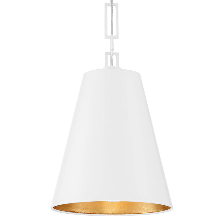 Crystorama - 8685-MT-GA - Two Light Chandelier - Alston - Matte White + Antique Gold